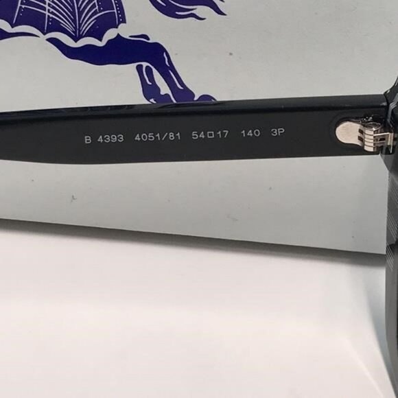 Burberry Meryl Polarized Dark Grey Butterfly Ladies Sunglasses BE4393F 405181 - Picture 12 of 13